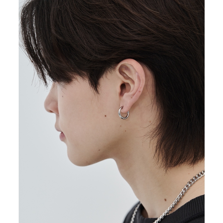 【 金属アレルギー対応 】4サイズ展開 シンプルフープピアス（両耳用） | wyz | 詳細画像14 