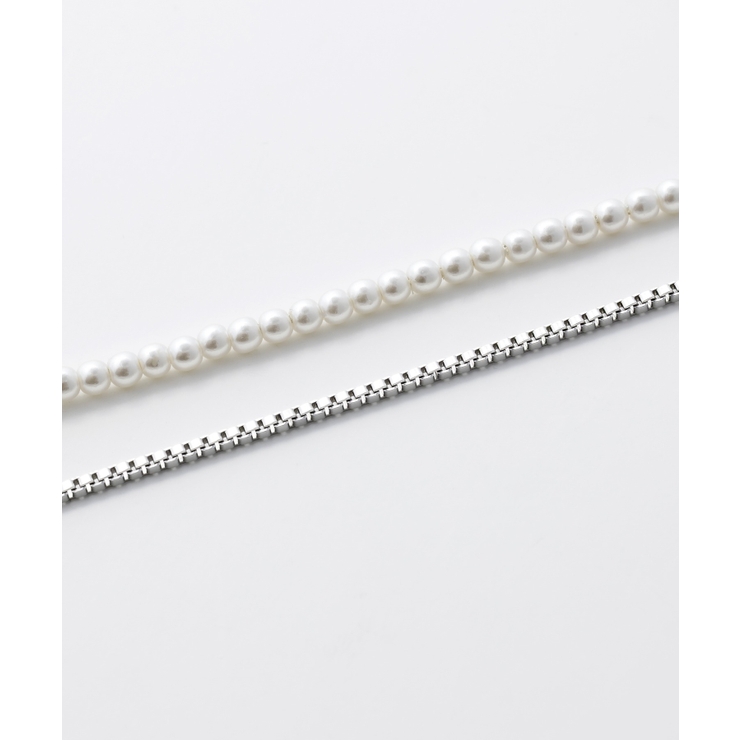pearl chain necklace / パール チェーン ネックレス | ciite' | 詳細画像4 