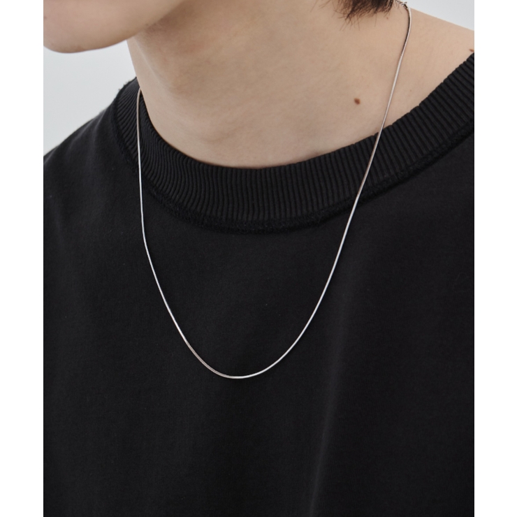 シルバー | simple snake necklace/シンプルスネークネックレス1mm | wyz