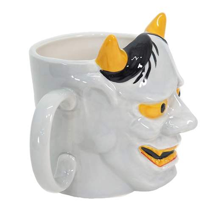 般若　焼き物 絶品！】鬼瓦職人が作る神楽面平盃 般若 003 | 【公式】Kinunomine 絹