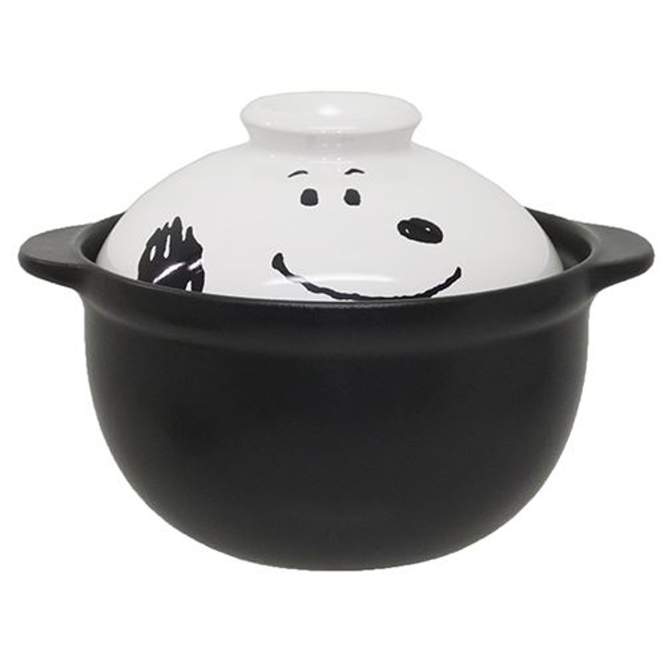 スヌーピー 土鍋 　19cm スヌーピー 土鍋 一人鍋[品番：BREW0003419]｜cinemacollection