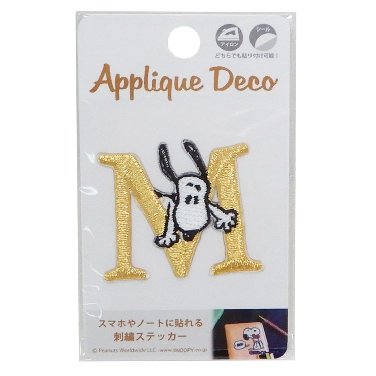 スヌーピー ステッカー 刺繍 | cinemacollection | 詳細画像1 