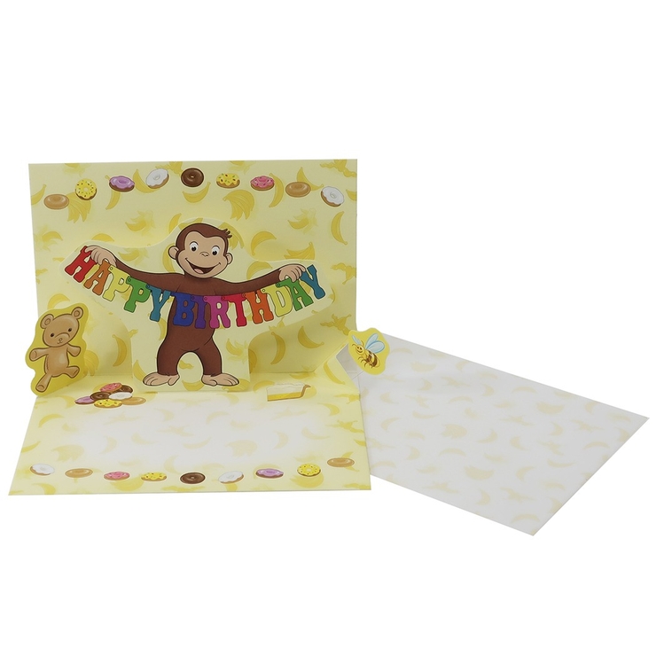 おさるのジョージ グリーティングカード POP | cinemacollection | 詳細画像1