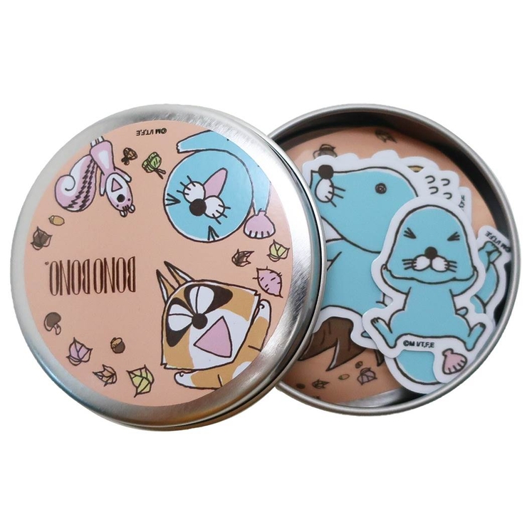 ぼのぼの 缶入り ミニステッカー | cinemacollection | 詳細画像1