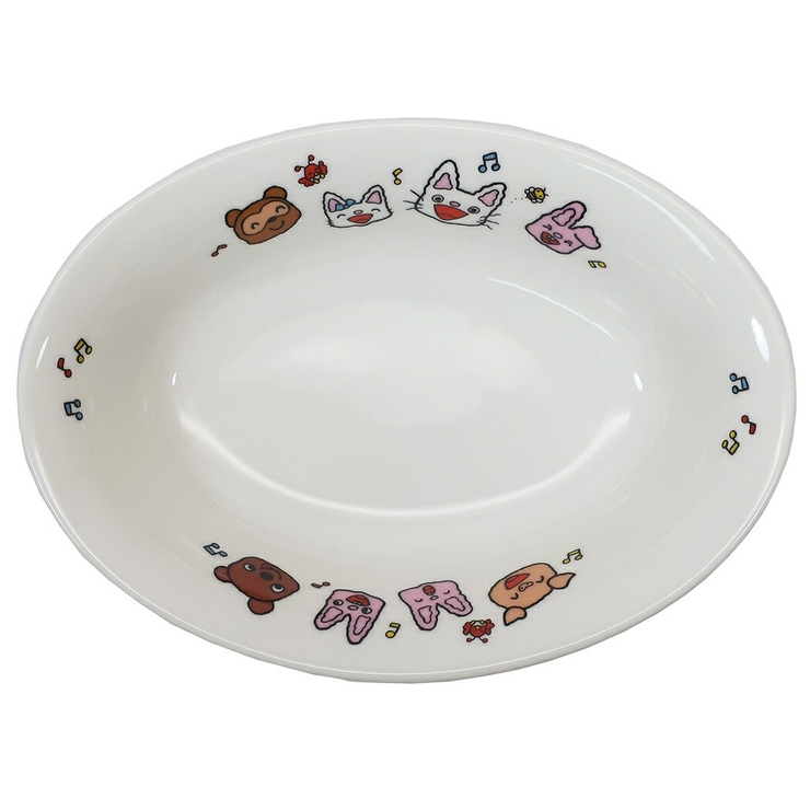 新品　ノンタン カレー皿 こども食器 ノンタン こども カレー皿[品番：BREW0003618]｜cinemacollection