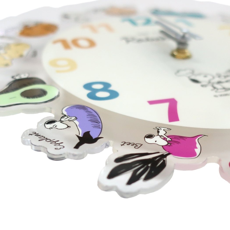 スヌーピー ウォールクロック アクリル | cinemacollection | 詳細画像3 