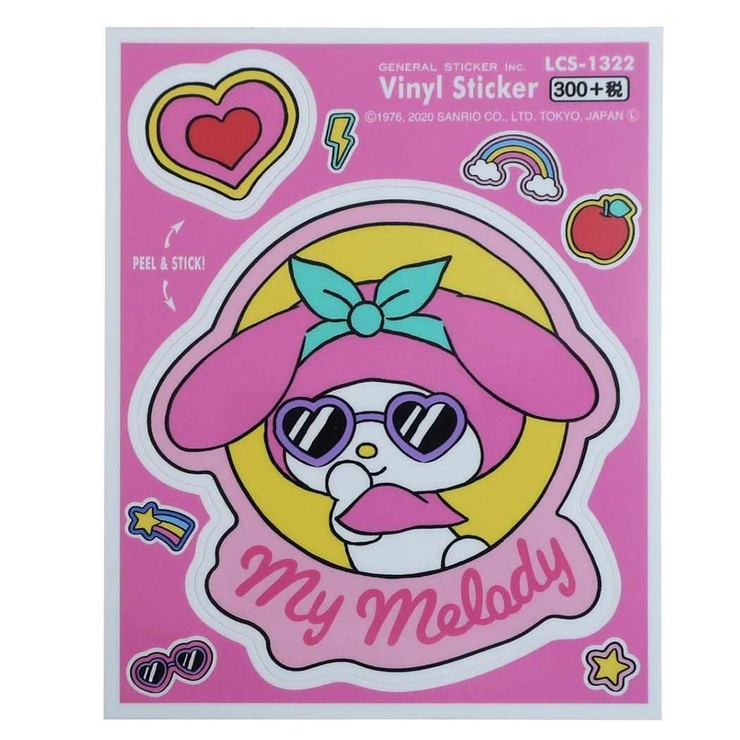 マイメロディ ステッカー ハーフカット[品番：BREW0018326