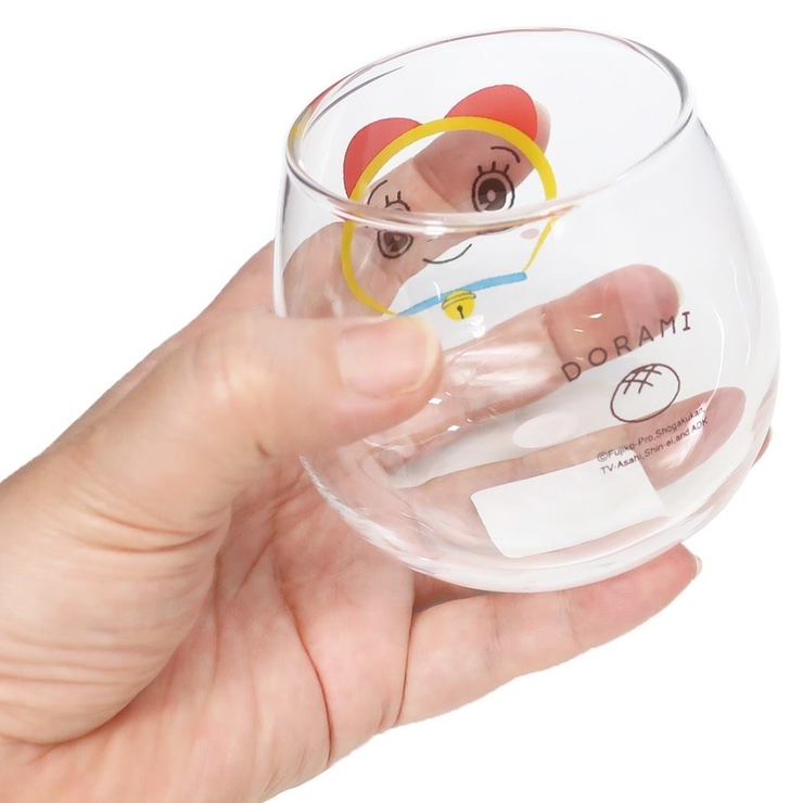 ドラえもんガラスコップゆらゆらタンブラードラミフェイス藤子F不二雄金正陶器プレゼントかわいいアニメキャラクターグッズシネマコレクション
