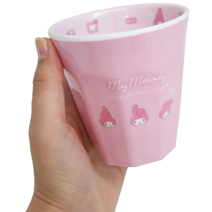 マイメロディ メラミンカップ Wプリント[品番：BREW0075715