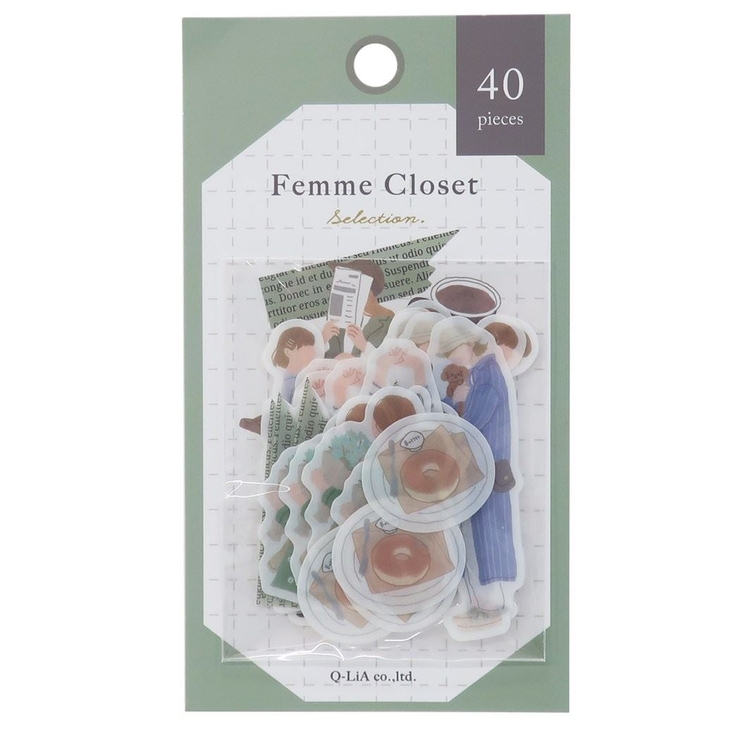 フレークシール ファムクローゼットシール トラッド | cinemacollection | 詳細画像1 