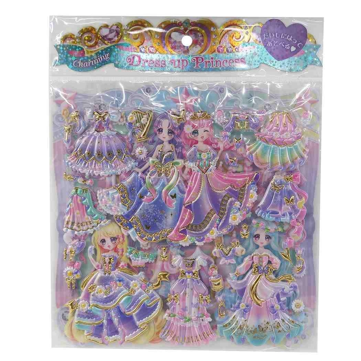 着せ替えシール チャーミングドレスアッププリンセスシール 2枚セット 品番 Brew Cinemacollection Kids シネマコレクション のキッズファッション通販 Shoplist ショップリスト