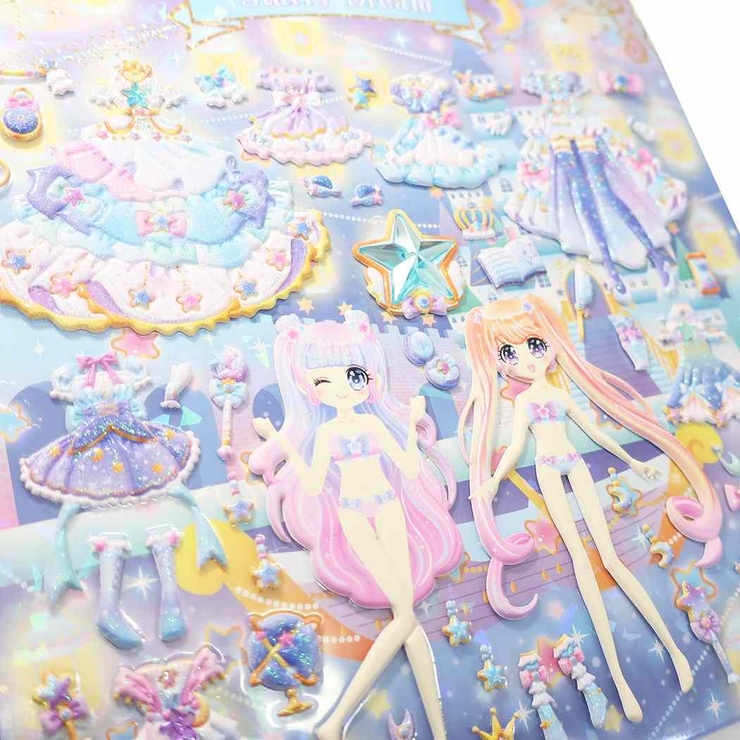 きせかえシールおでかけHELLOシールforガールズSTARRYDREAMカミオジャパン女の子向けおきがえシールグッズシネマコレクション
