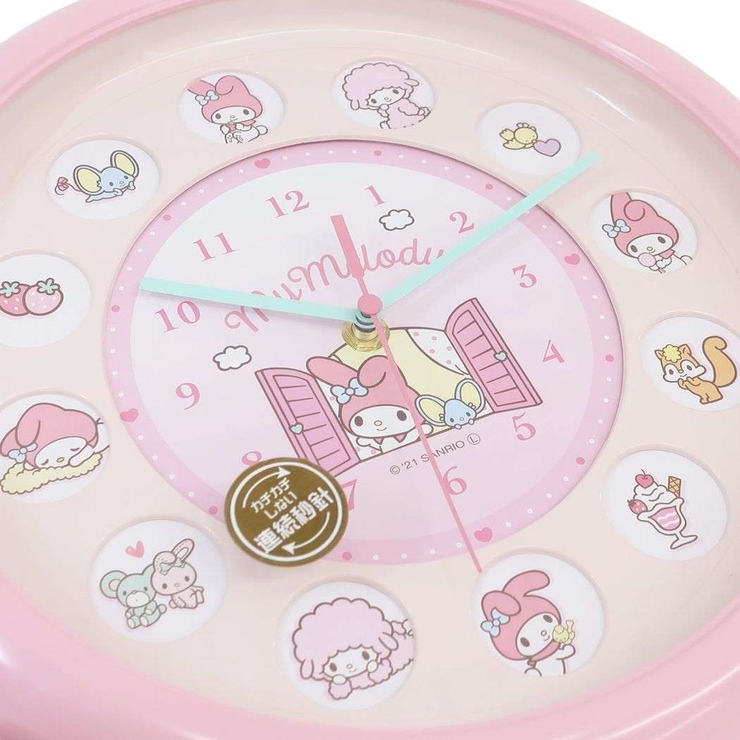 レア　マイメロ　マイメロディ 丸窓ウォールクロック　2021年　くじ レア マイメロ マイメロディ 丸窓ウォールクロック 2021年 くじ