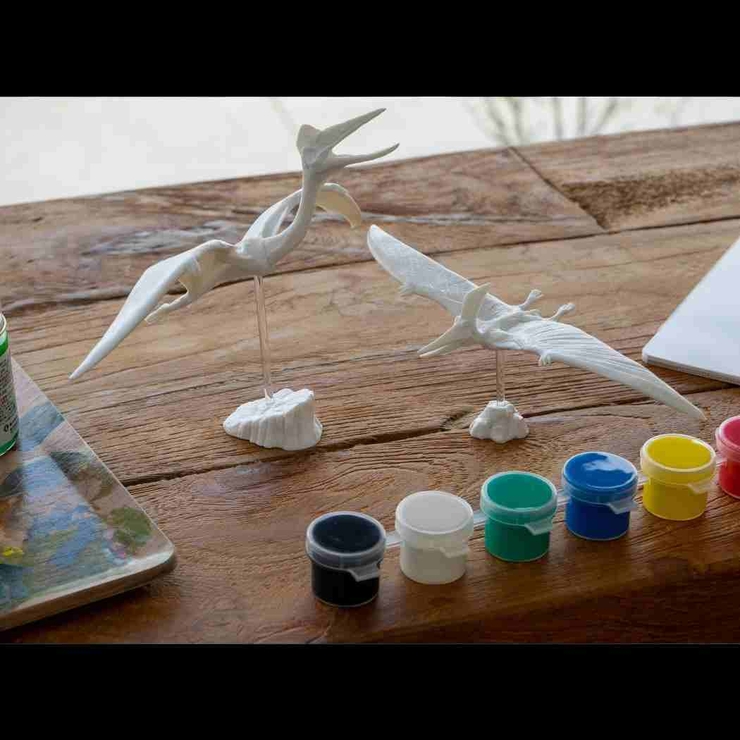 プテラノドン＆ケツァルコアトルスフィギュアダイナソーペイントモデル恐竜フェバリットコレクション雑貨夏休み自由研究理科プレゼント男の子グッズシネマコレクション