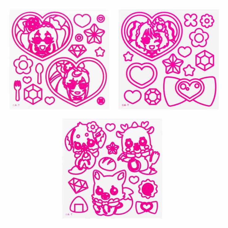 デリシャスパーティプリキュア シールセット キラキラ[品番