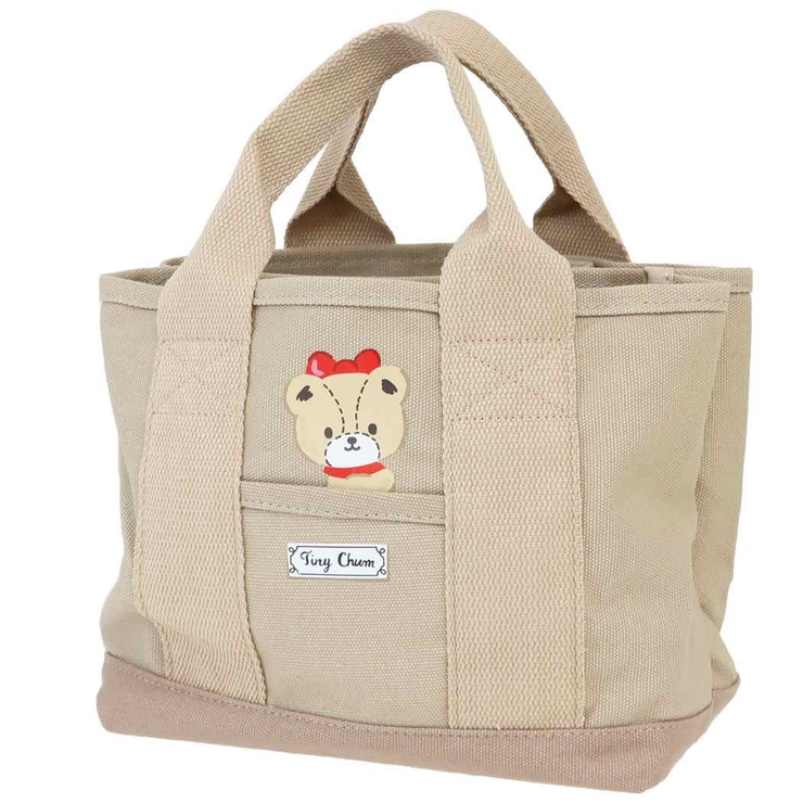 タイニーチャム　仕切りミニトート　完売品 タイニーチャム ランチバッグ 仕切りミニトートバッグ[品番