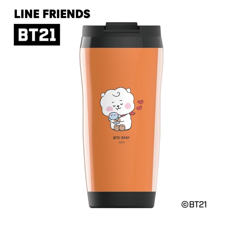 BT21 フタ付きカップ プラスチックタンブラー[品番：BREW0024140