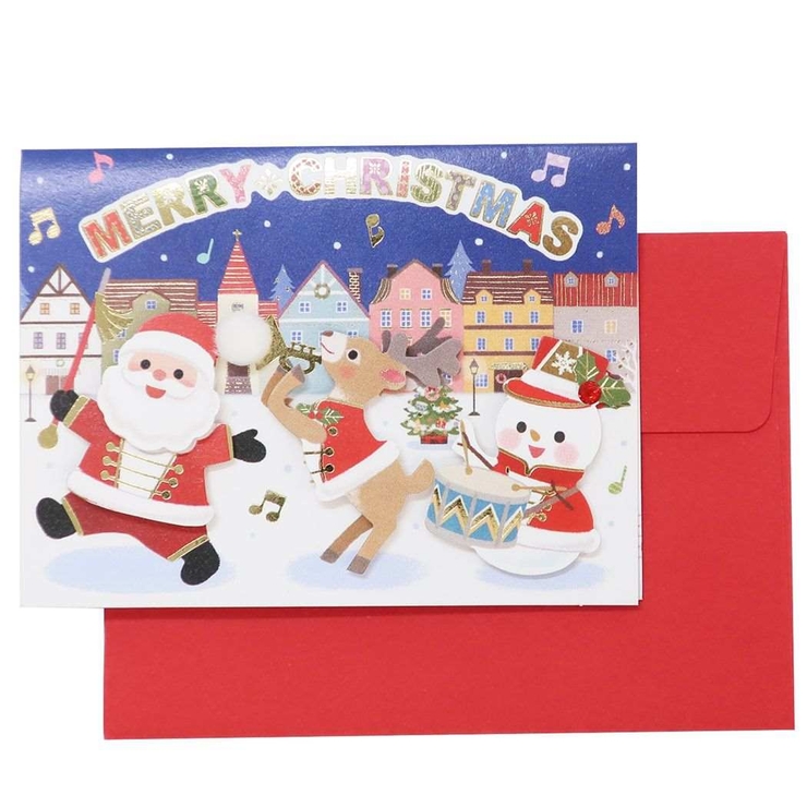 CHRISTMAS ミニグリーティングカード ハンドメイドミニクリスマスカード | cinemacollection | 詳細画像1 