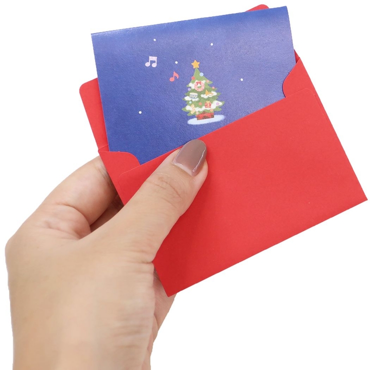 CHRISTMAS ミニグリーティングカード ハンドメイドミニクリスマスカード | cinemacollection | 詳細画像4 