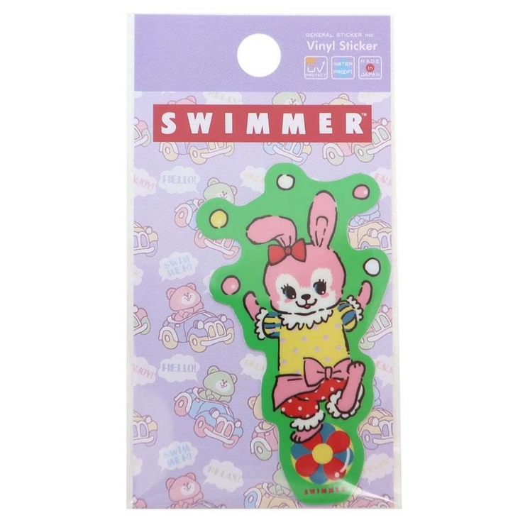 スイマー ビニールシール ダイカットミニステッカー | cinemacollection | 詳細画像1 