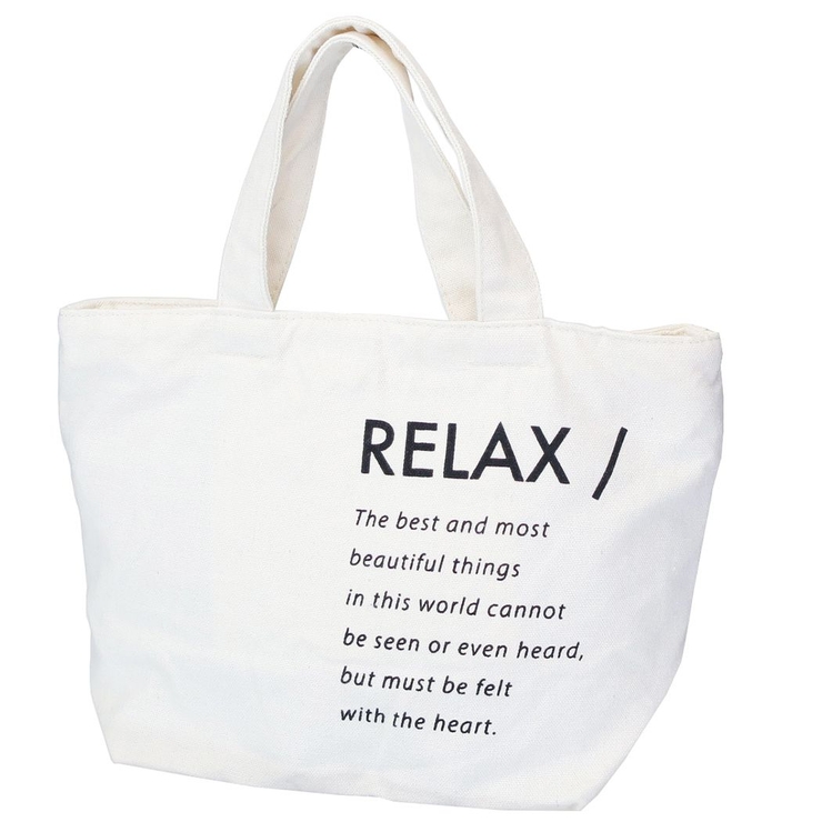 ランチバッグ ファスナー付きミニトートバッグ RELAX | cinemacollection | 詳細画像1 
