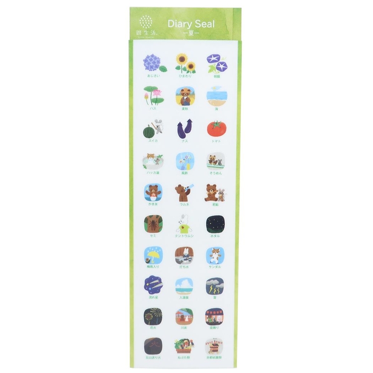 シールシート 暦生活スケジュールシール 夏 | cinemacollection | 詳細画像1 