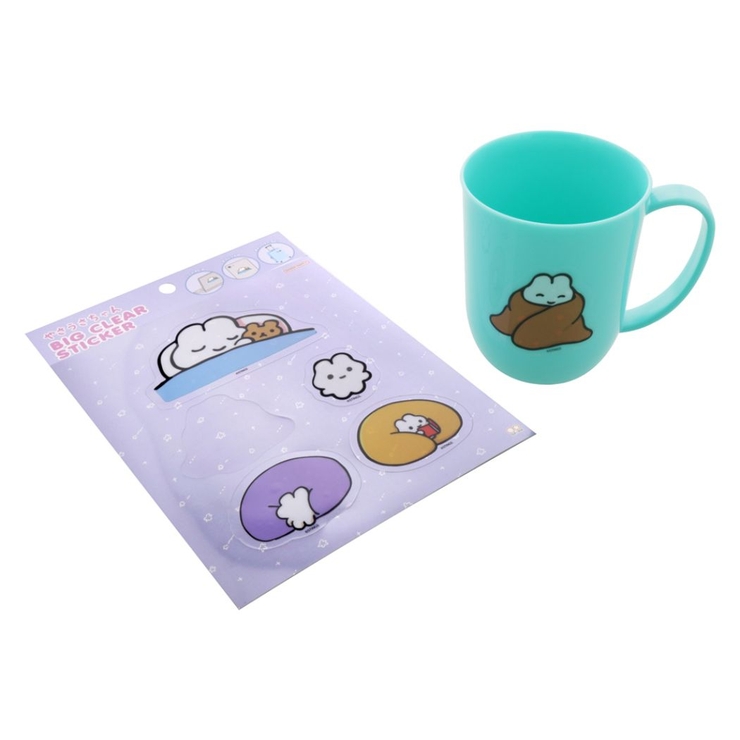 やさうさちゃん ビッグシール ビッグクリアステッカー[品番