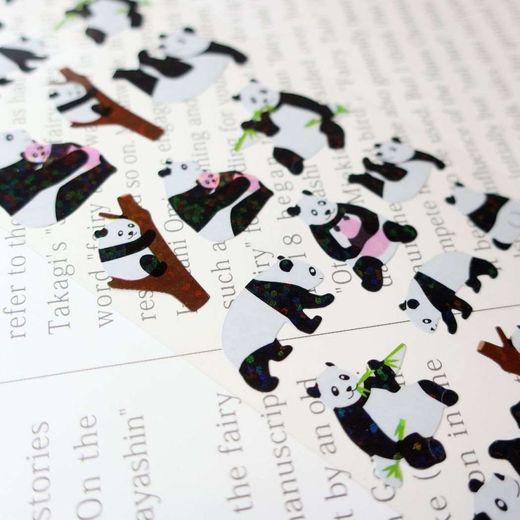 シールシート ラコルタステッカー パンダ S&C 手帳デコ かわいい グッズ | cinemacollection | 詳細画像2