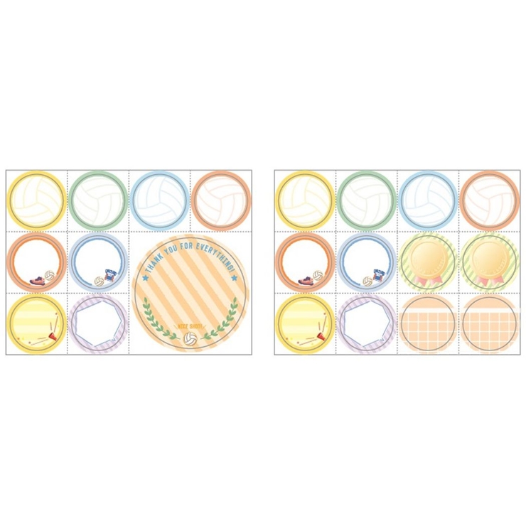 バレー部 色紙 二つ折りメッセージボード | cinemacollection | 詳細画像3 