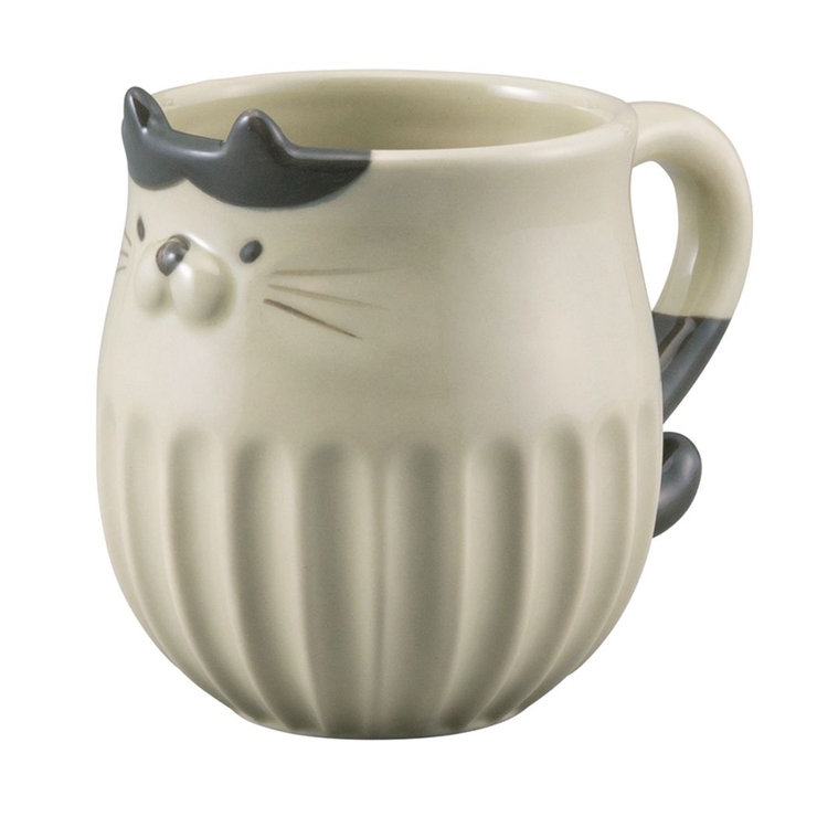 マグカップ しのぎのねこマグ はち ねこ デコレ プレゼント かわいい グッズ | cinemacollection | 詳細画像1 