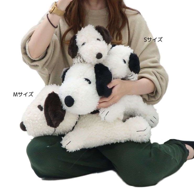 スヌーピー ぬいぐるみ ふわもこ這い型プラッシュドールS[品番