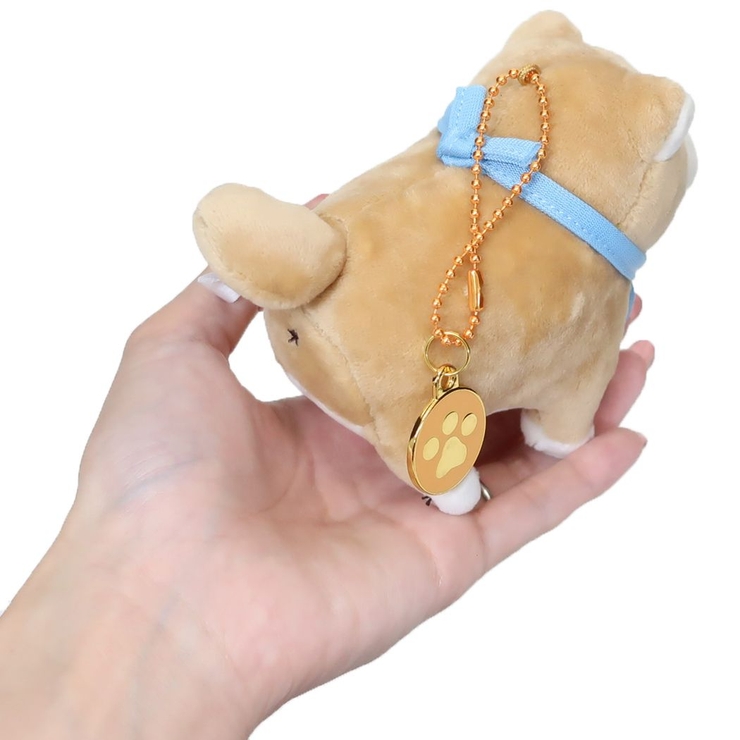 忠犬もちしば マスコット ミニぬいぐるみボールチェーン[品番