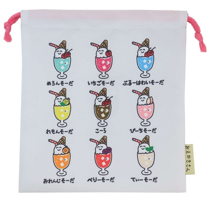 おえかきさん 巾着袋 きんちゃくポーチ | cinemacollection | 詳細画像1 