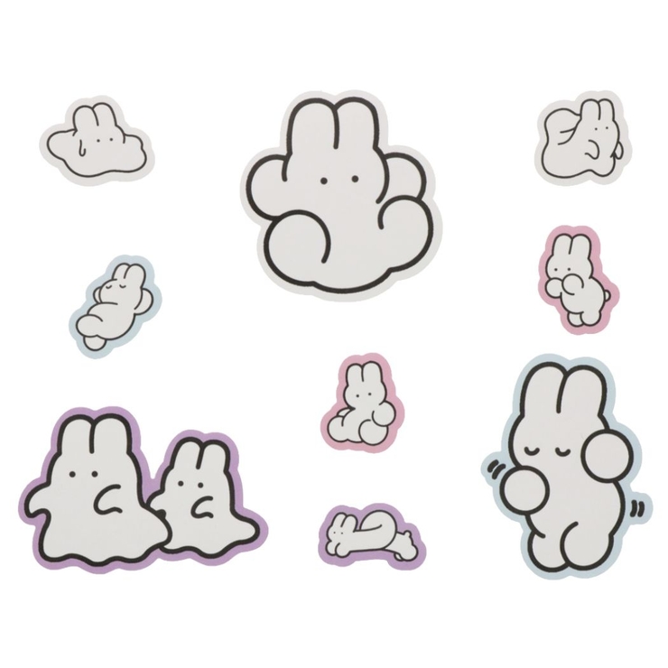 siroiusagichan フレークシール ピースシール | cinemacollection | 詳細画像4 