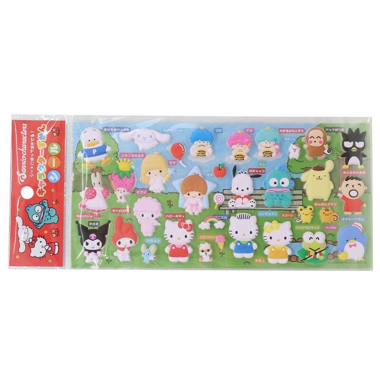 サンリオキャラクターズ シールシート キャラクターずかんシール[品番