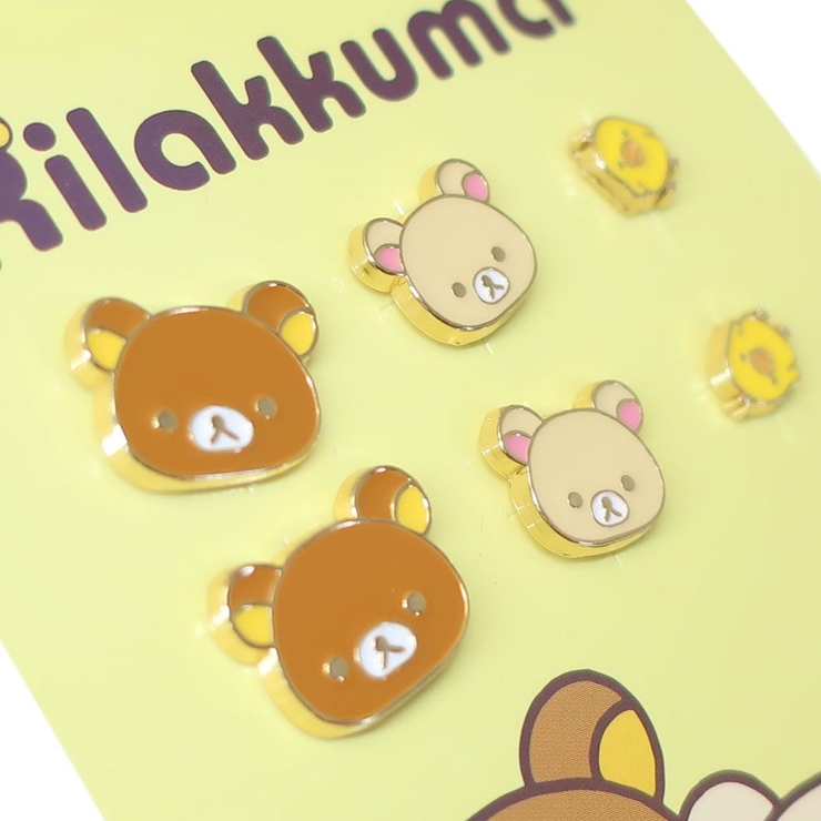 リラックマ ピアス 6Pピアス[品番：BREW0093440