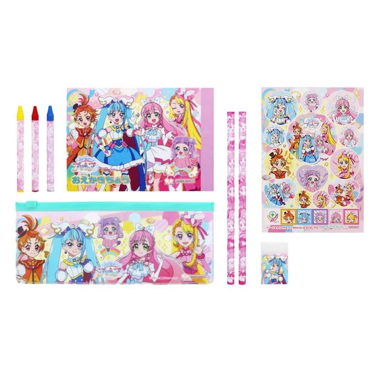 一番くじ ひろがるスカイ！プリキュア グッズセット ひろがるスカイ！プリキュア 文房具セット ステーショナリーバッグ