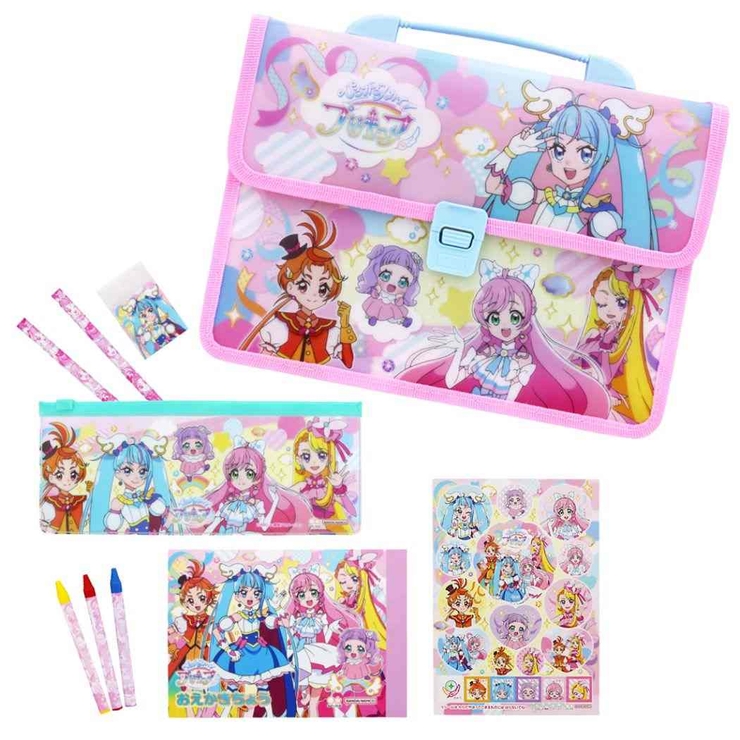 ひろがるスカイ！プリキュア 文房具セット ステーショナリーバッグ