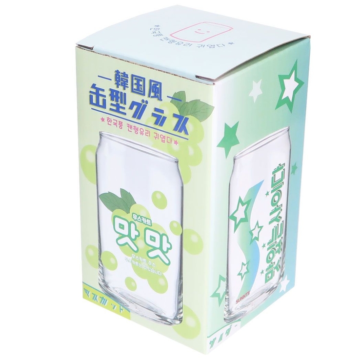 ガラスコップ 缶型グラス韓国風 もも | cinemacollection | 詳細画像3 