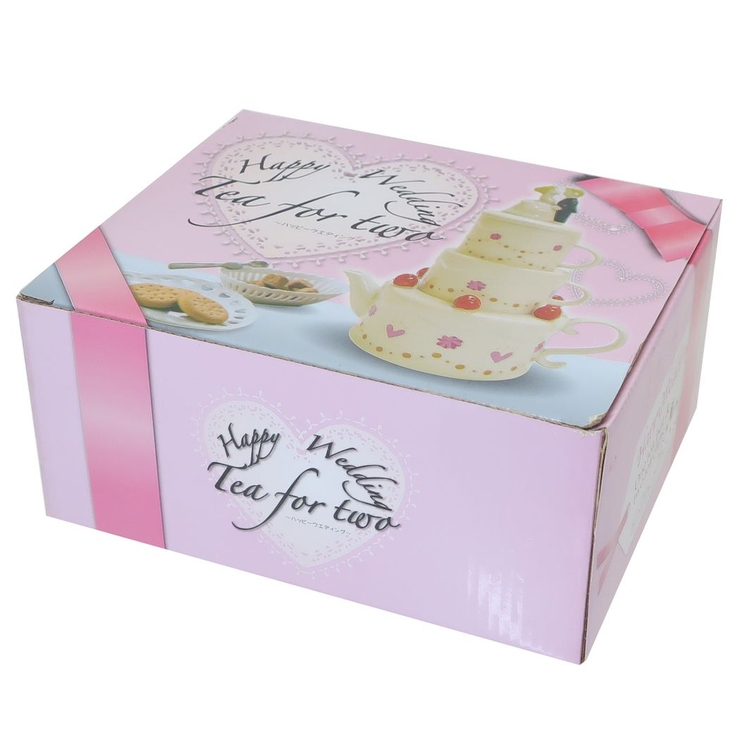 ティーセット ハッピーウェディングティーフォーツー ティーポット＆ティーカップ2… | cinemacollection | 詳細画像6 