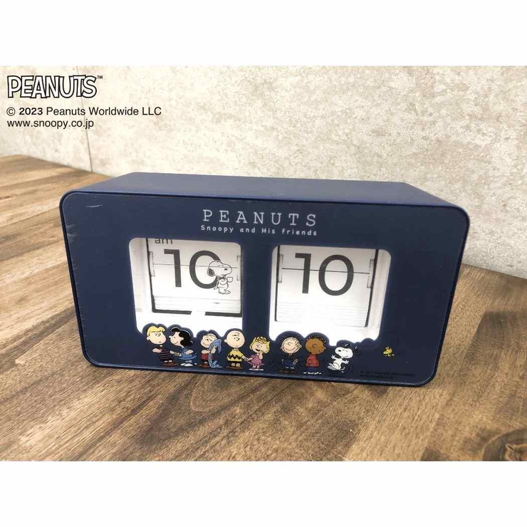 動作品 TWEMCO PEANUTS スヌーピー パタパタ時計（SNOOPY MUSEUM