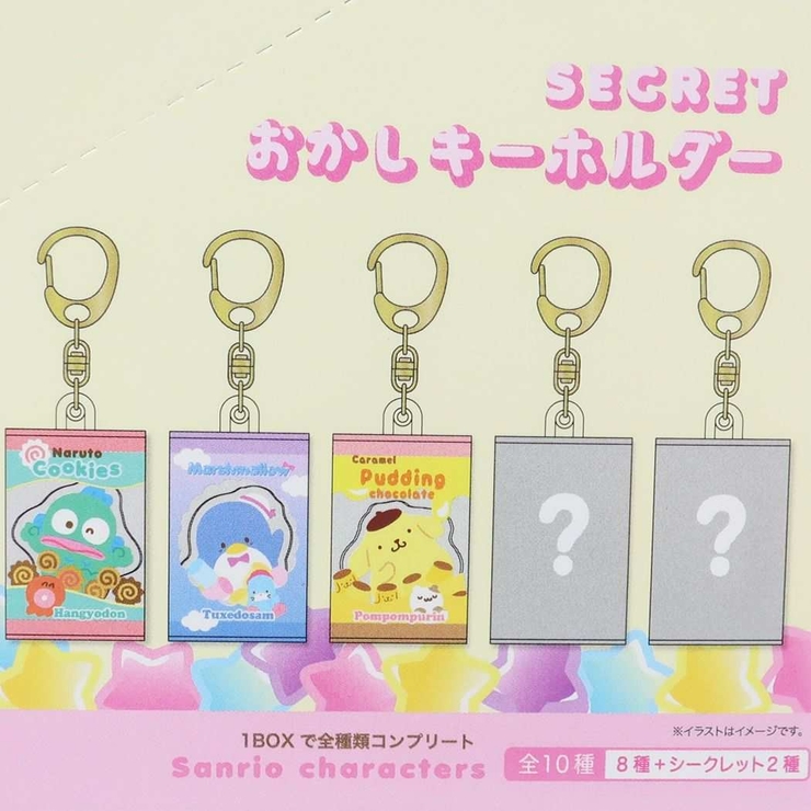 全種類セット　サンリオキャラクターズ シークレットキーホルダー 2個 全種類セット サンリオキャラクターズ シークレットキーホルダー