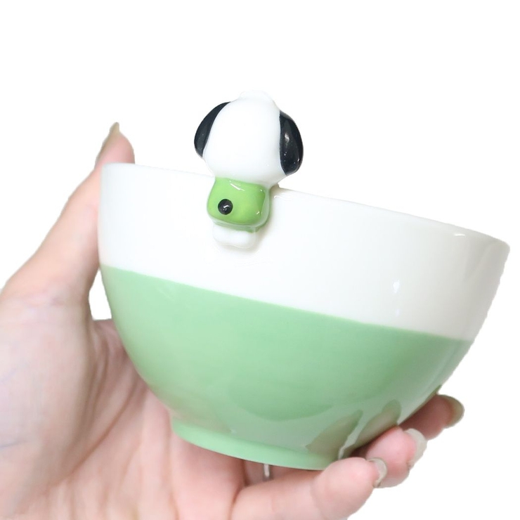 ポコチャ お茶碗セット ポチャッコ お茶碗 のっかりフィギュア付き茶碗[品番：BREW0104207