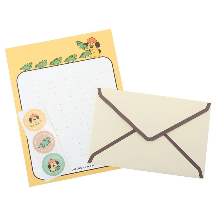 おひげのポン レターセット 手紙セット | cinemacollection | 詳細画像1 