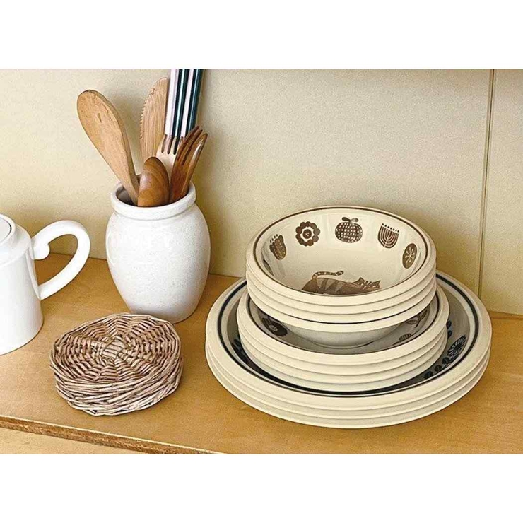 ねこグッズ ミニボウル ミニボウル ネイビー デコレ 和食器 猫雑貨 グッズ | cinemacollection | 詳細画像5 