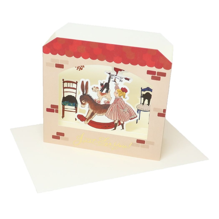 くらはしれい グリーティングカード ポップアップ[品番：BREW0107807