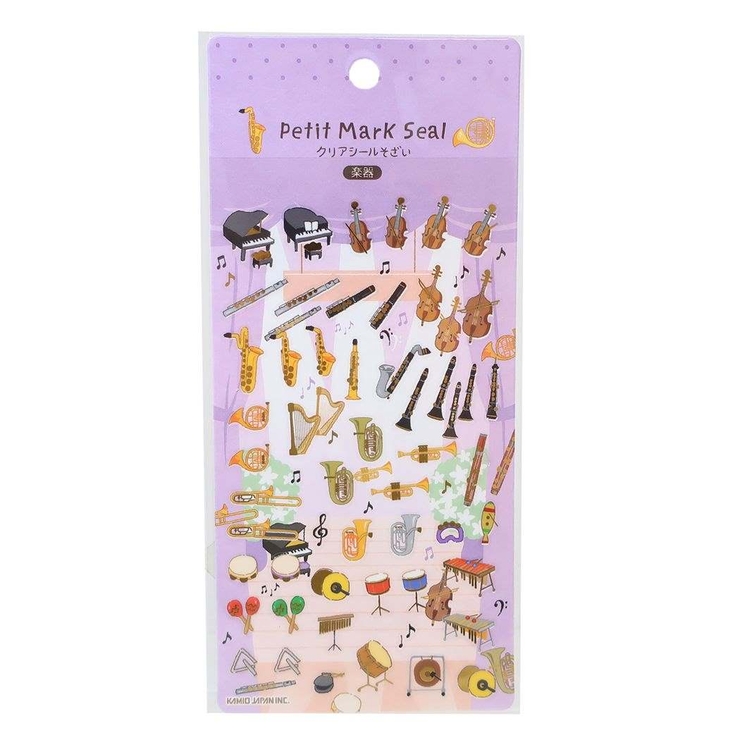 シールシート プチマークシール 楽器[品番：BREW0109158