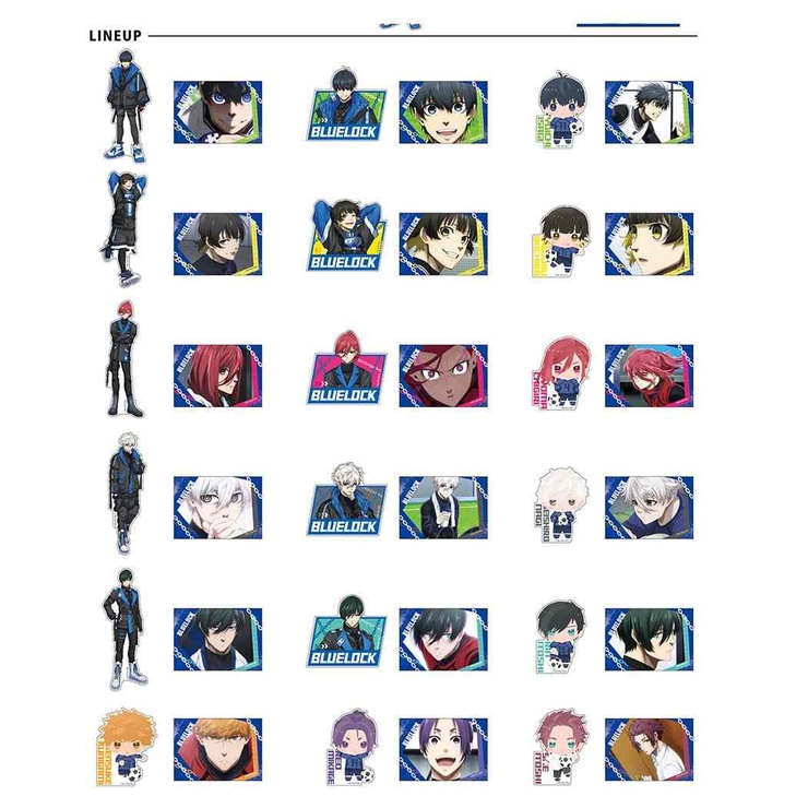eFブルーロック トレーディングステッカー 青 赤 全40種 フルコンプ eF