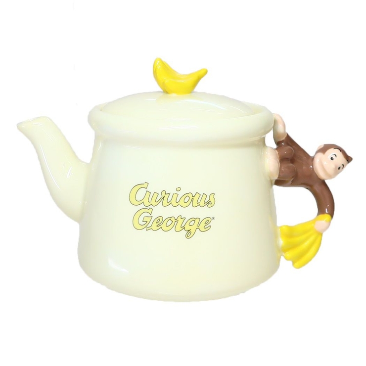 おさるのジョージ 陶器製急須 ティーポット | cinemacollection | 詳細画像1 