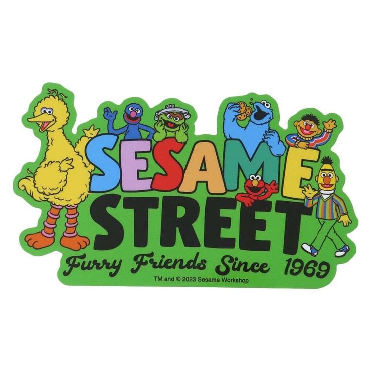 セサミストリート ビッグシール アウトドアステッカー | cinemacollection | 詳細画像1 